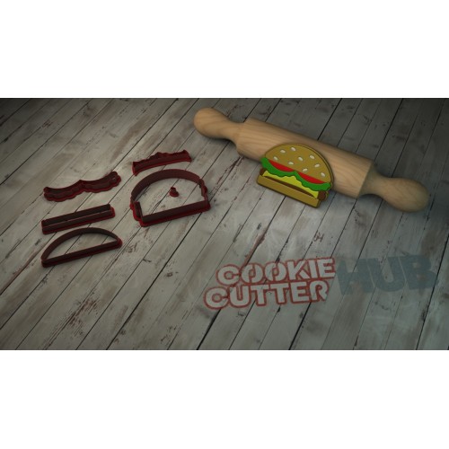 Hamburger Cookie Cutter