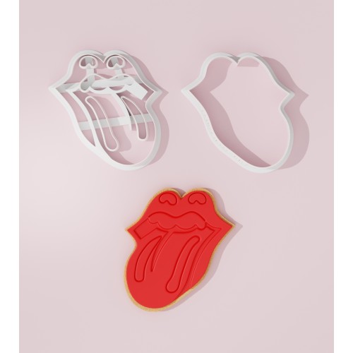 Rolling Stones Cookie Cutter