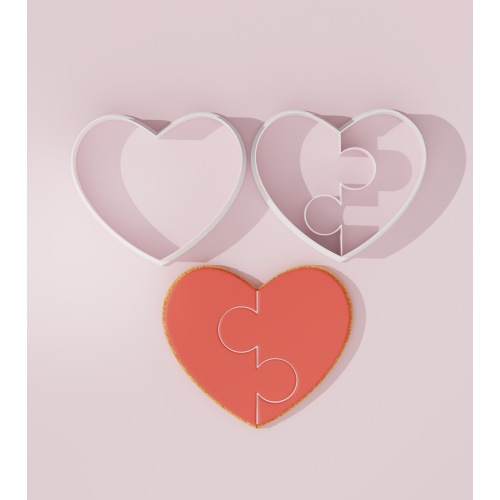 Valentine – Heart #1 Cookie Cutter