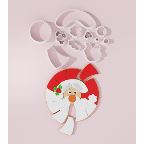 Build Your Own Christmas Santa Claus #1 – Christmas Platter Cookie Cutter Set