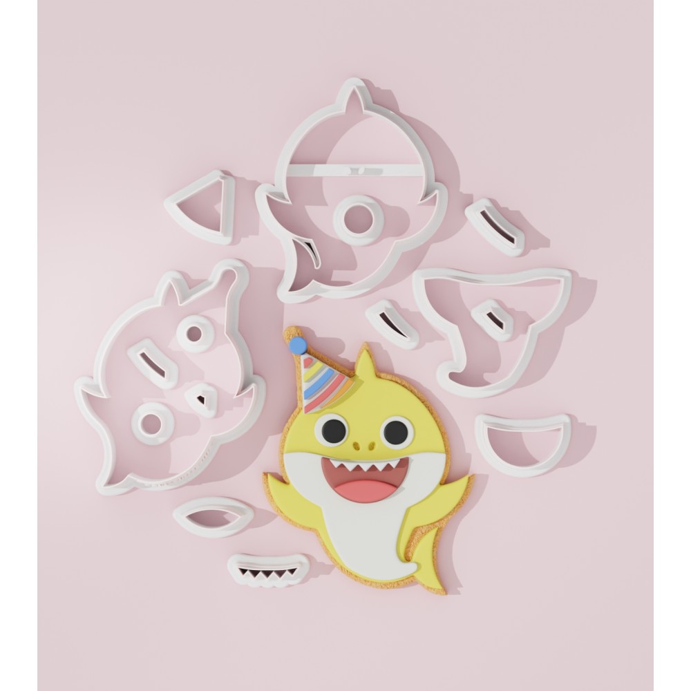 Baby shark shop cookies cutter