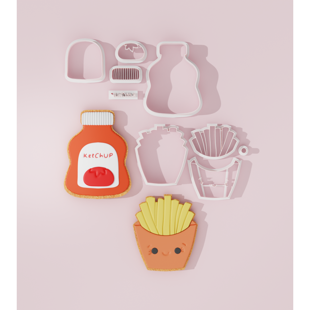 Valentine – Potatoes and Ketchup Cookie Cutter