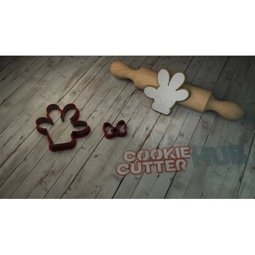 Minnie Mouse Glove Cookie Cutter