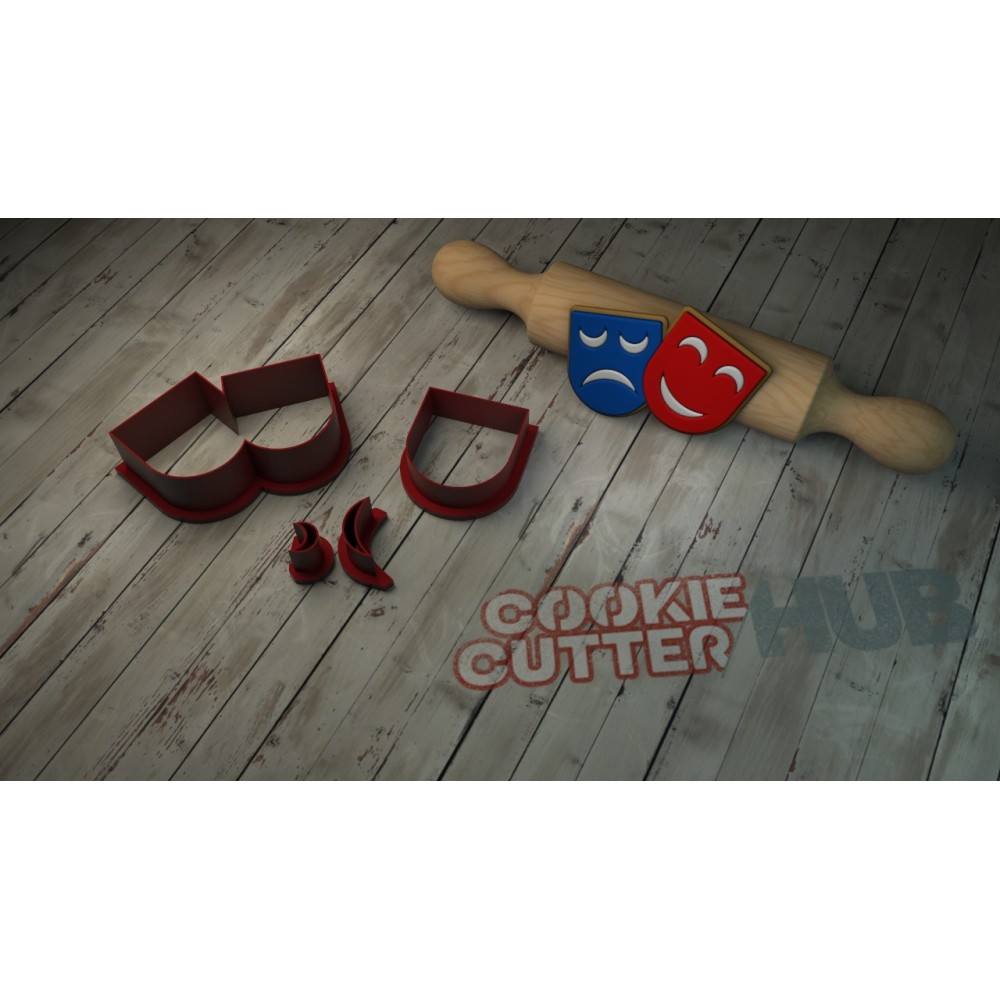 Carnival – Double Mask Cookie Cutter