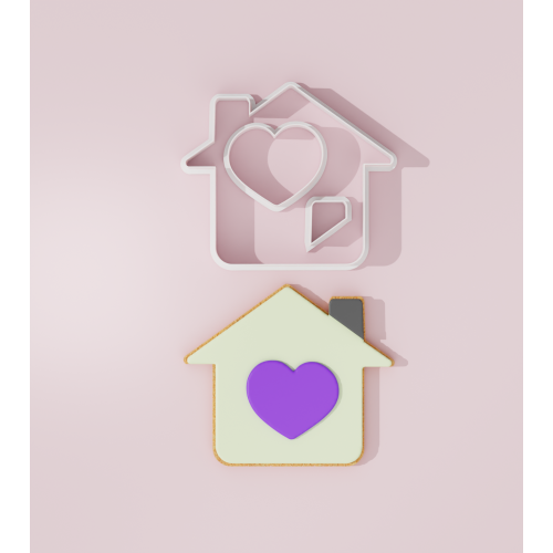 Valentine – House Heart Cookie Cutter