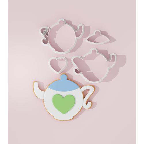 Valentine – TeaPot with Heart Cookie Cutter