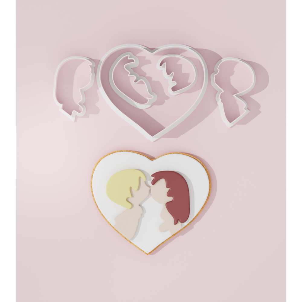 Valentine – Heart Couple Cookie Cutter