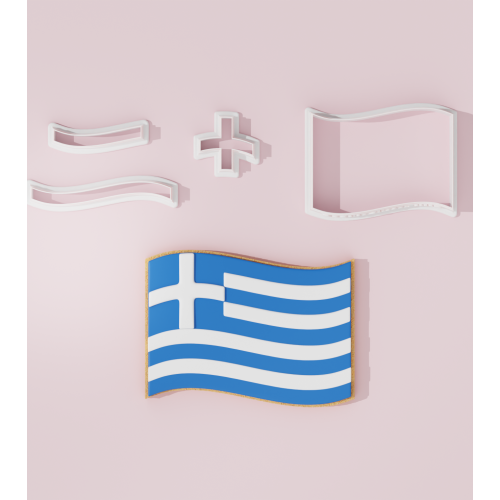 Greece - Greek Flag Cookie...