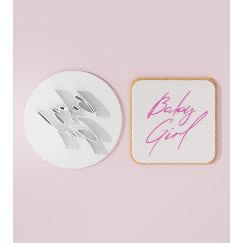 Baby Girl Cookie Stamp