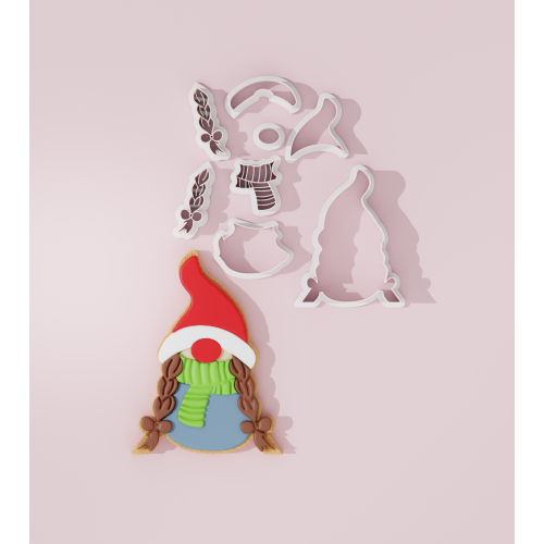 Christmas Gnome #4 Cookie Cutter