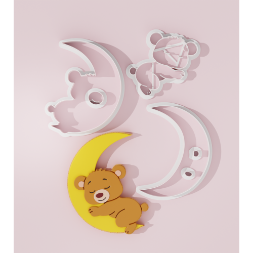 Bear Moon Cookie Cutter