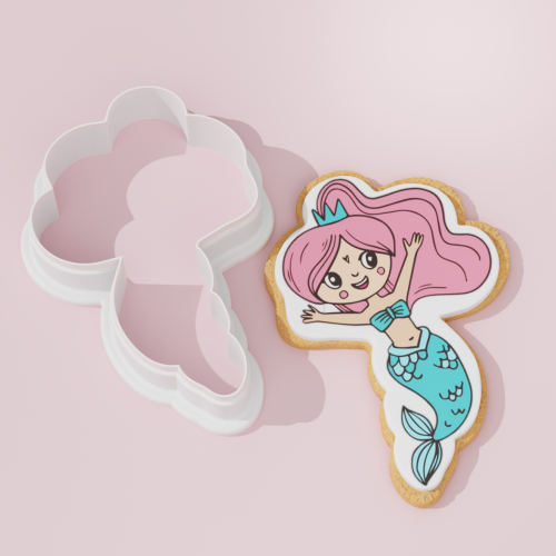 Mermaid Cookie Cutter with...