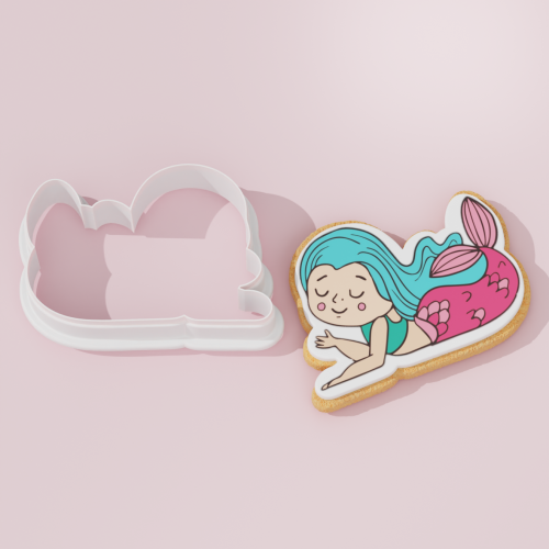Mermaid Cookie Cutter with...