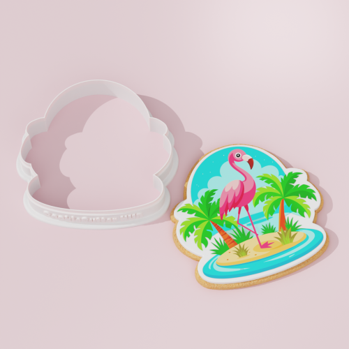 Flamingo Cookie Cutter with...