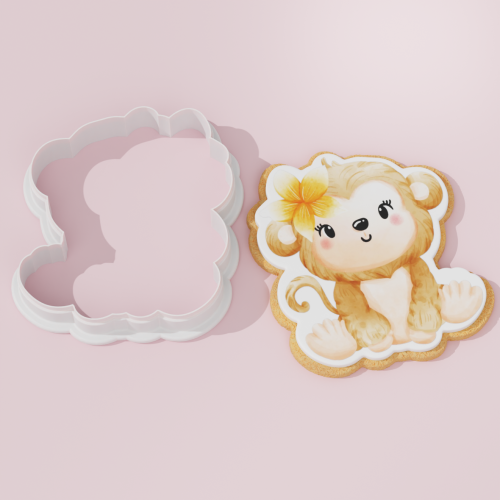 Monkey Cookie Cutter with...