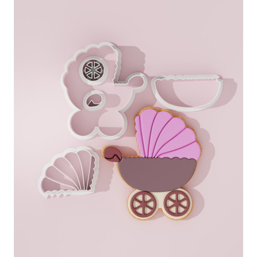 Baby Shower – Baby Carriage #1 Cookie Cutter