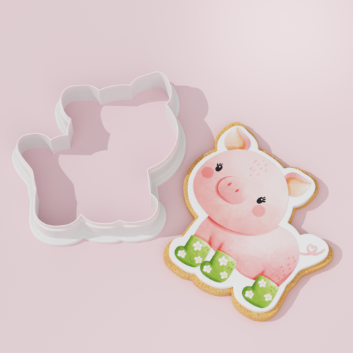 Pig Cookie Cutter with...