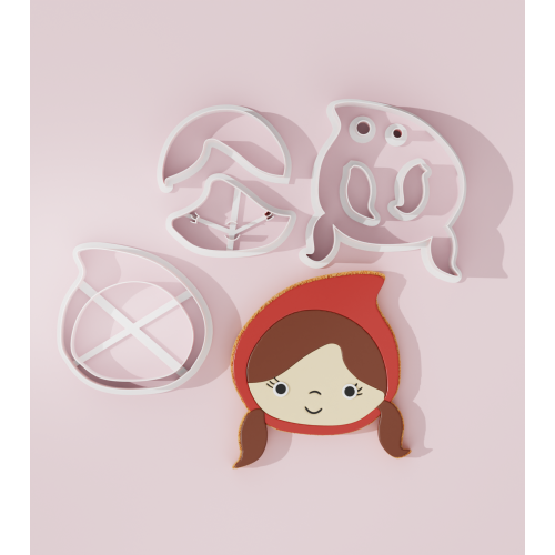 Red Riding Hood Inspired Cookie Cutter #1