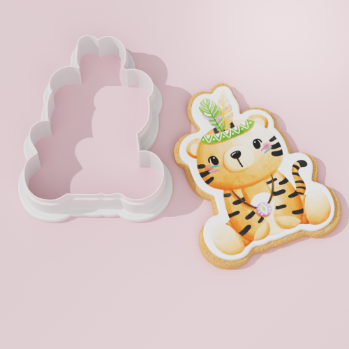 Tiger Cookie Cutter with...