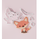 Fox #7 Cookie Cutter