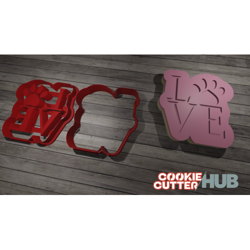 Love for Dog Cookie Cutter