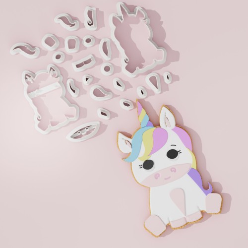 Unicorn Cookie Cutter 209