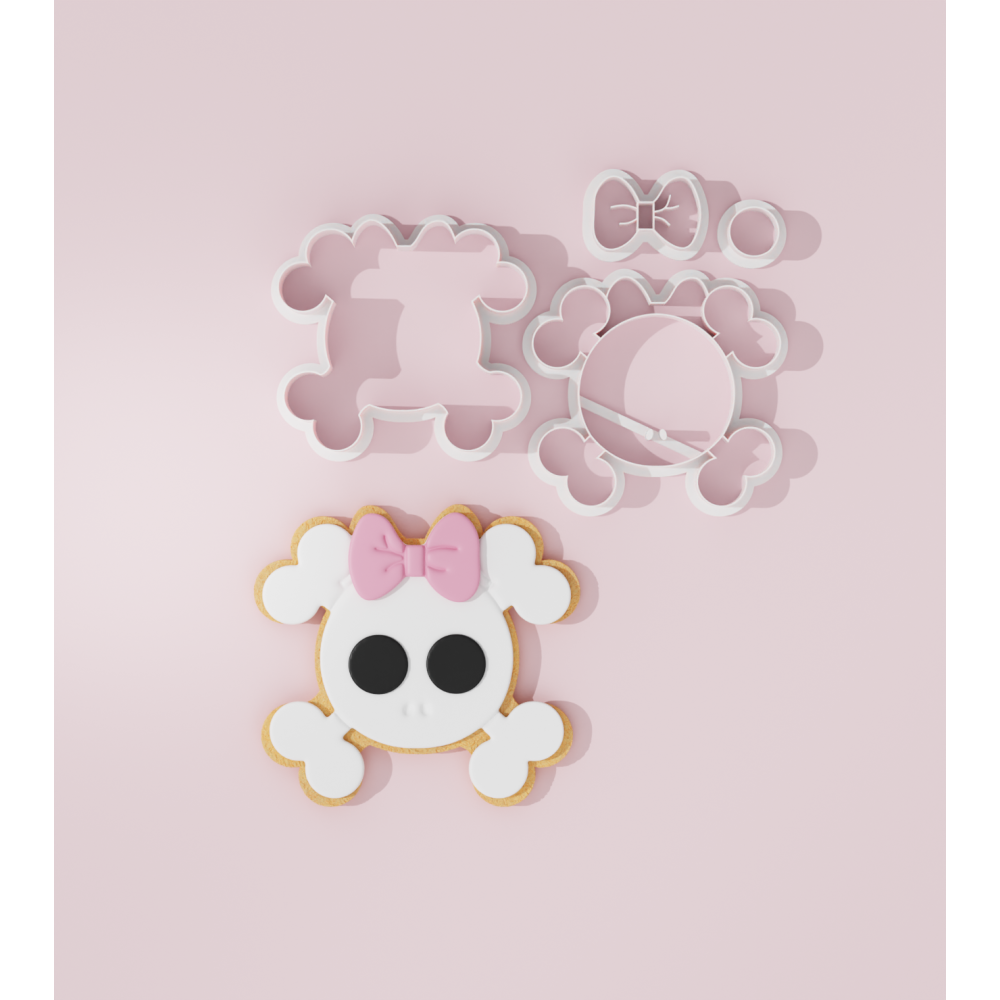 Halloween – Skull #3 Cookie Cutter