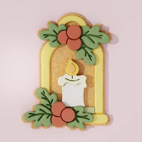 Christmas Candle Cookie...