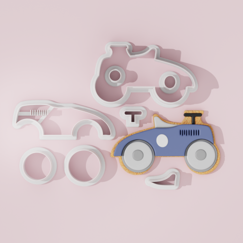 Race Car Cookie Cutter 102