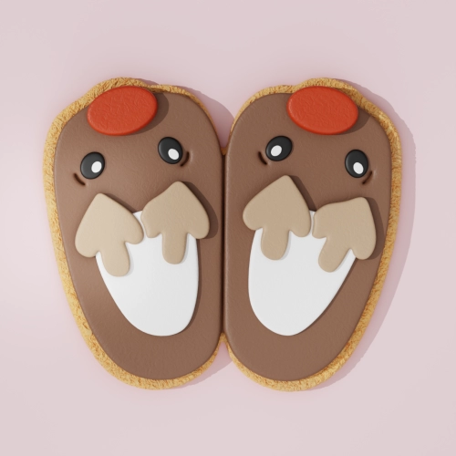 Reindeer Slippers Cookie...