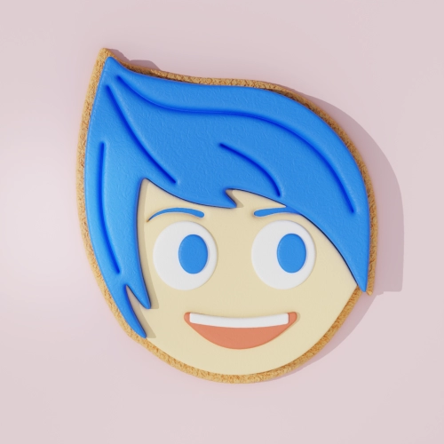 Inside Out Cookie Cutter - Joy