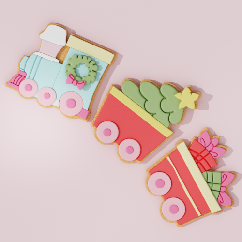 Christmas Train Cookie...