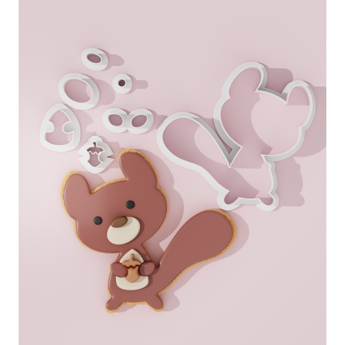 Squirell #4 Cookie Cutter