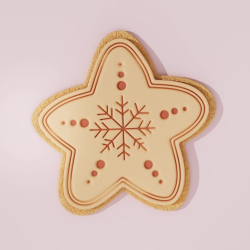 Gingerbread Christmas Star