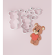 Valentine – Bear with Heart #3 Cookie Cutter