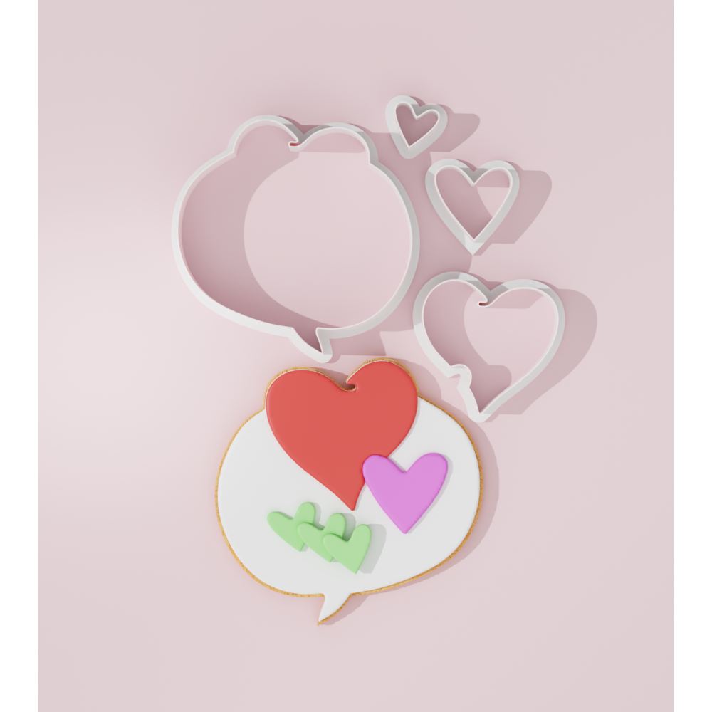 Valentine – Love Bubble Cookie Cutter