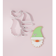 Valentine – Gnome #2 Cookie Cutter