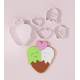 Valentine/Summer – Ice Cream Couple Cookie Cutter