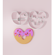 Valentine – Donut #3 Cookie Cutter