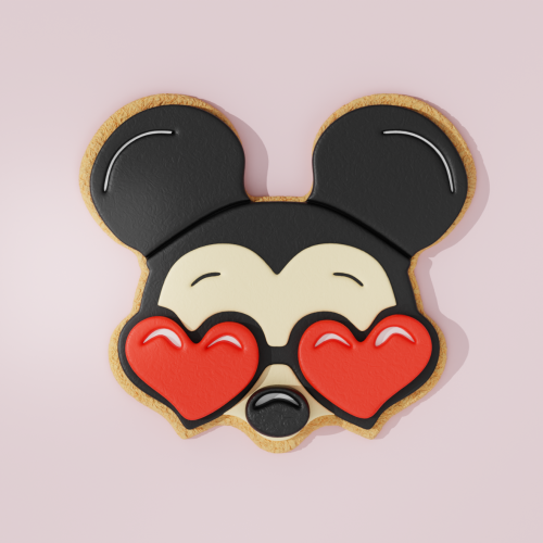 Valentine Mickey Cookie Cutter