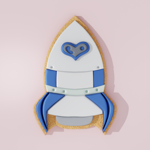 Valentine Rocket Cookie...