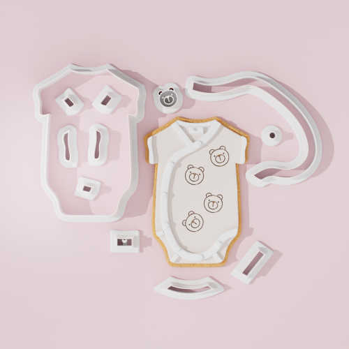 Baby Onesie Cookie Cutter 303