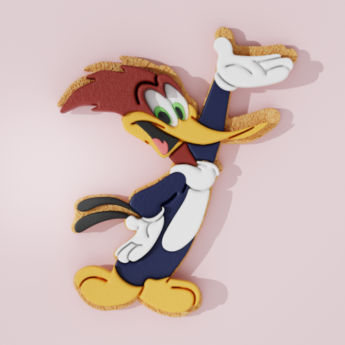 Woody Woodpecker Cookie Cutter