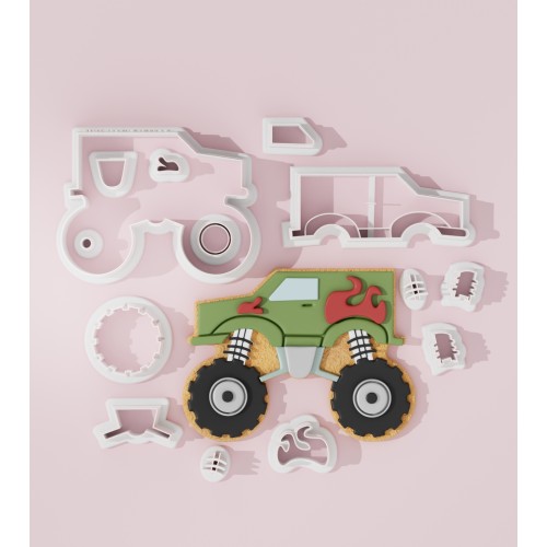 Monster Truck Cookie Cutter