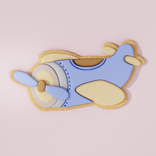 Airplane Cookie Cutter 501