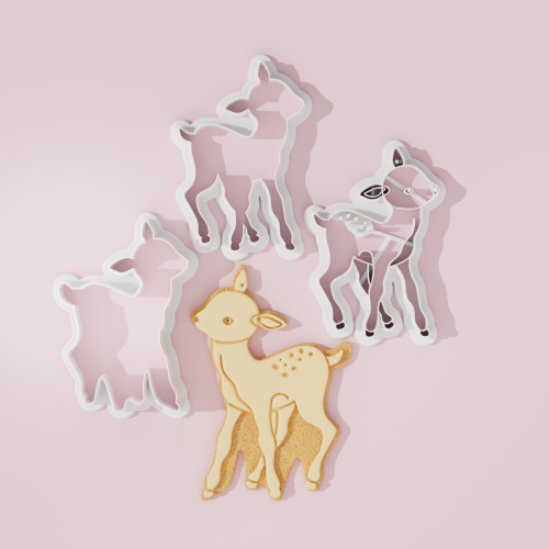 Deer Cookie Cutter Stamp