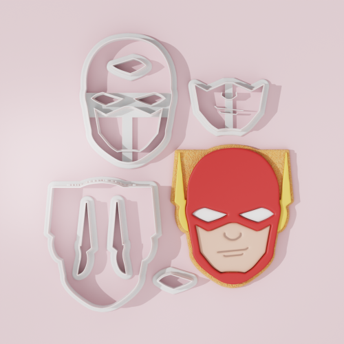 Flash Face Cookie Cutter