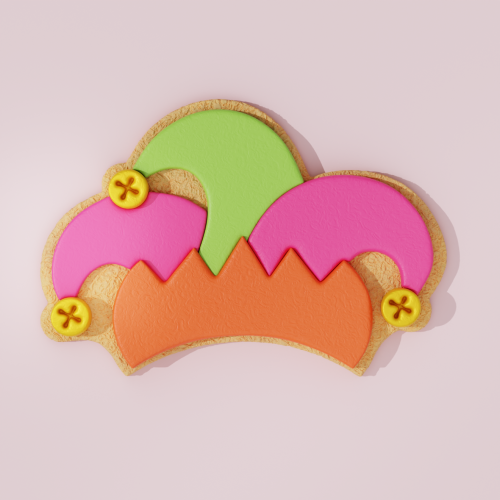 Jester Hat Cookie Cutter