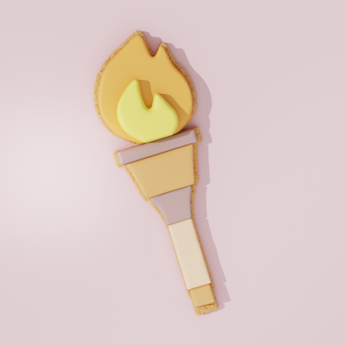 Olympic Torch Cookie Cutter