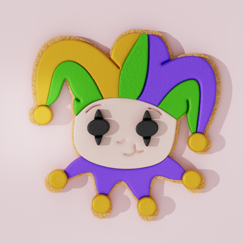 Jester Face Cookie Cutter